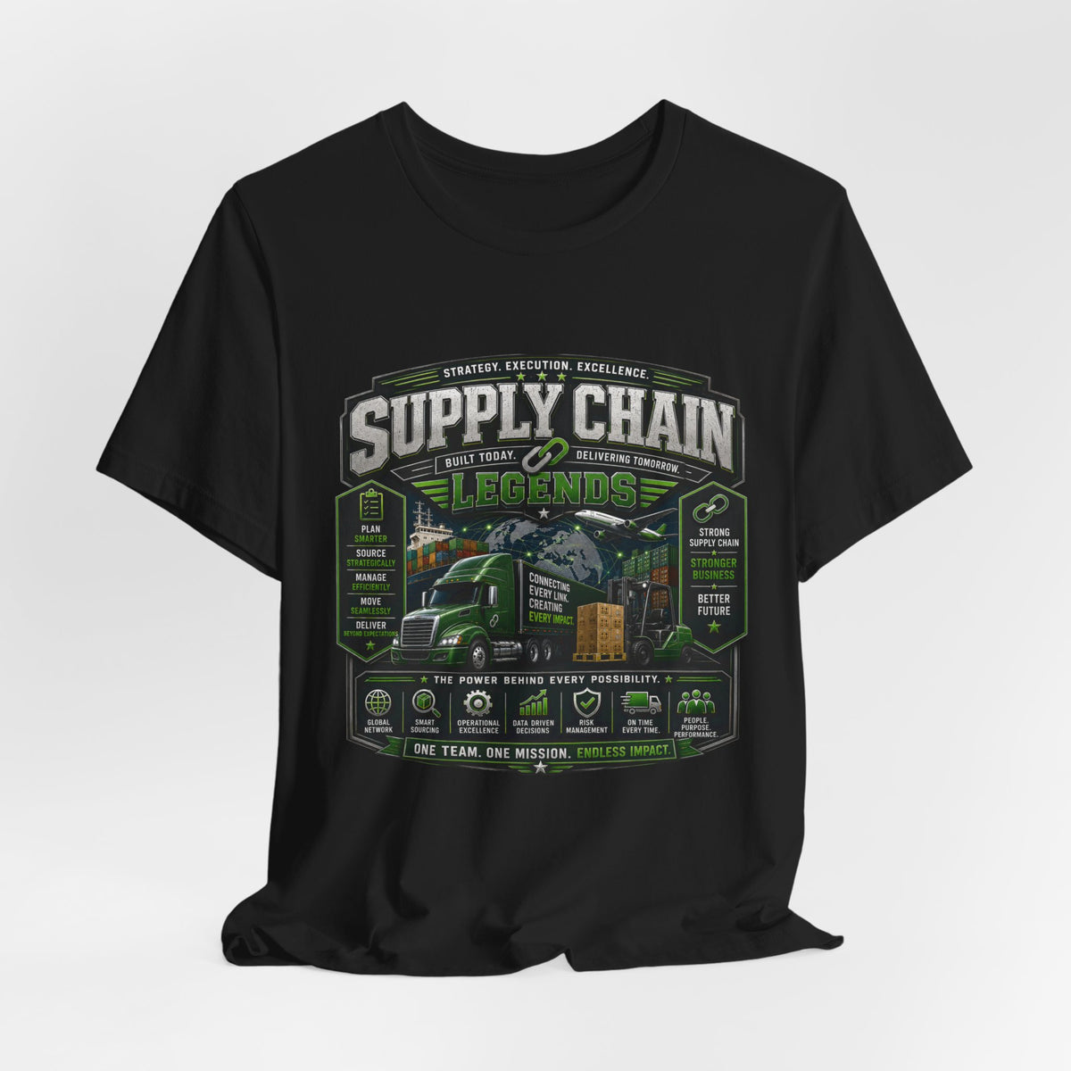 Supply Chain Legends T-Shirt — Supply Chain Management Gift Tee