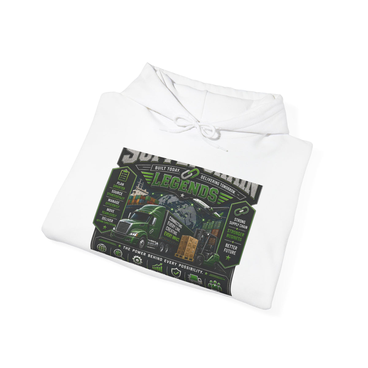 Supply Chain Legends— Supply Chain Management Gift Hooded Sweatshirt