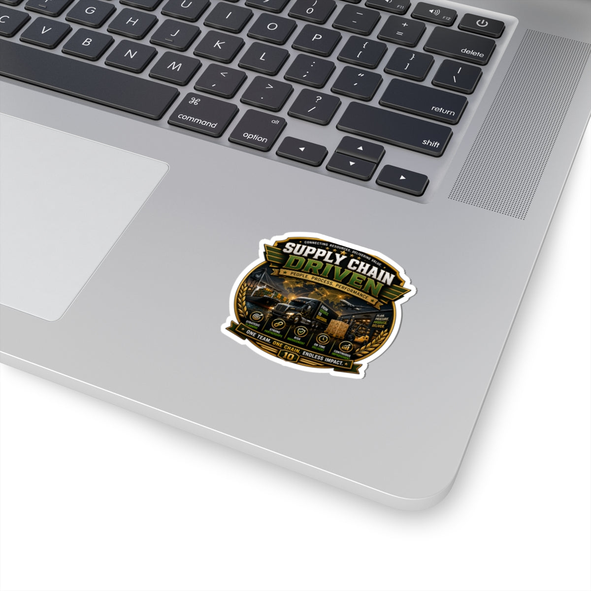Supply Chain Legends Kiss-Cut Vinyl Sticker — Logistics & Trucking Decal