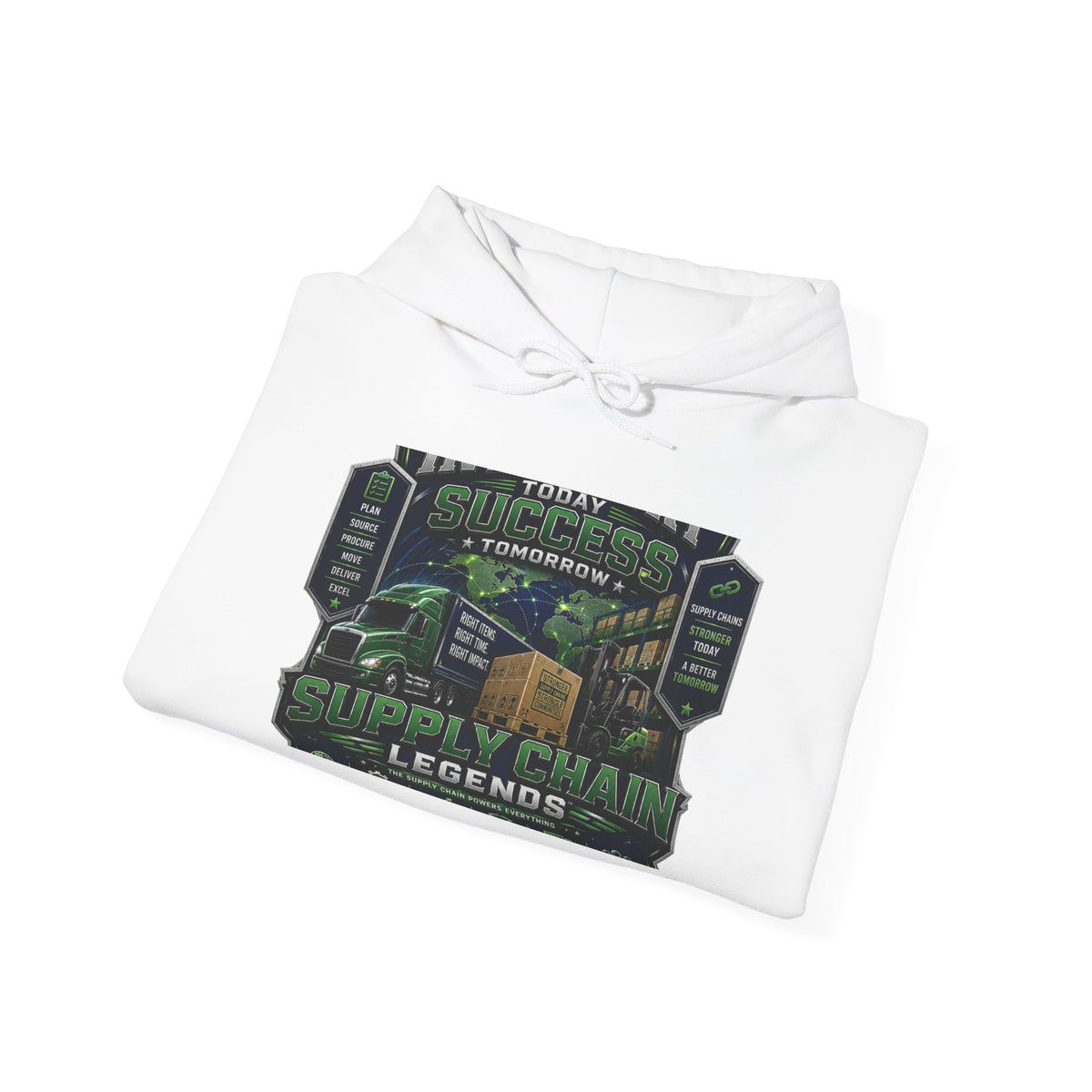 Supply Chain Legends— Supply Chain Management Gift Hooded Sweatshirt