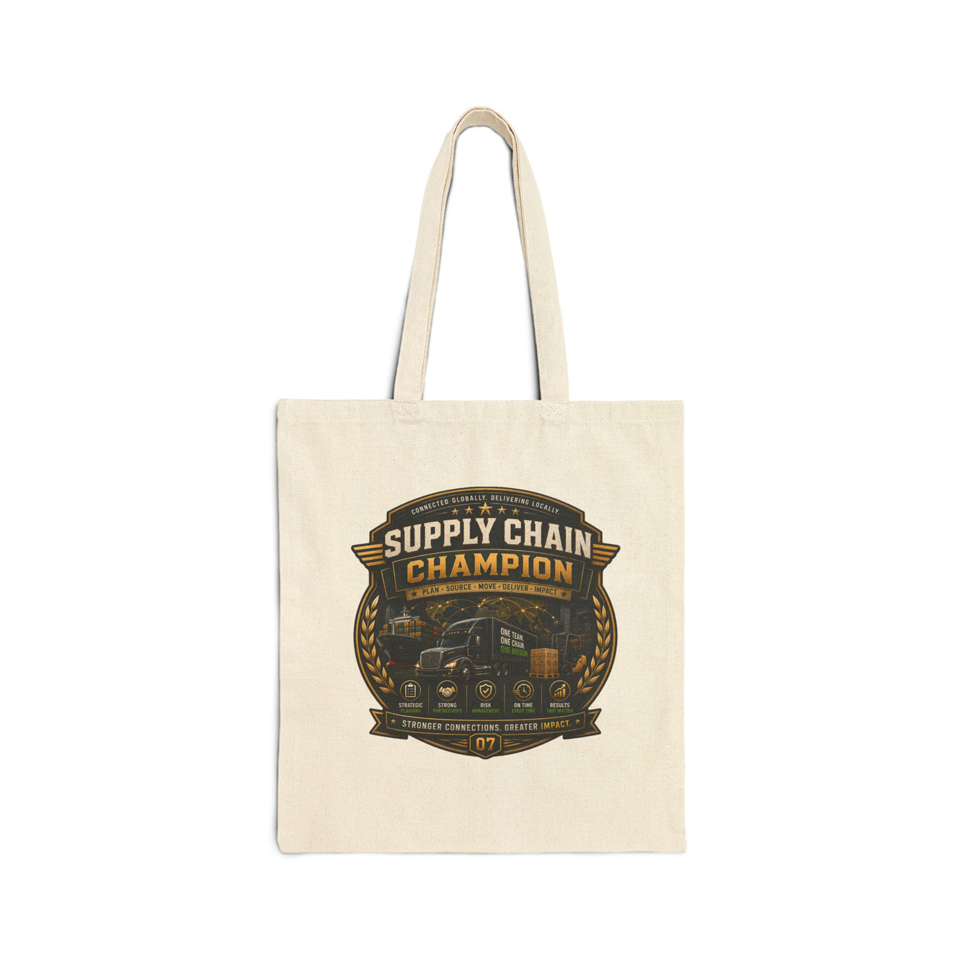 Cotton Canvas Tote Bag