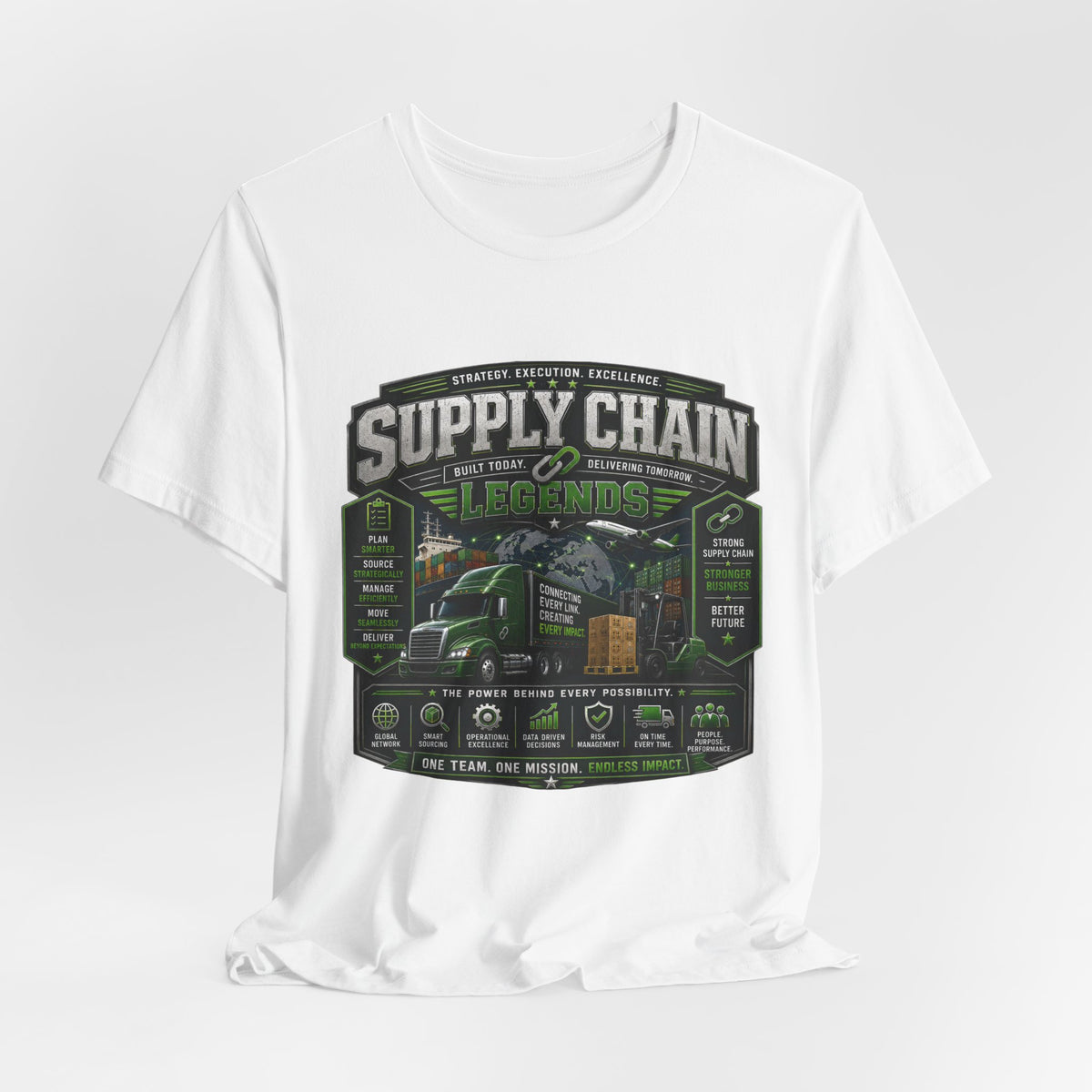 Supply Chain Legends T-Shirt — Supply Chain Management Gift Tee