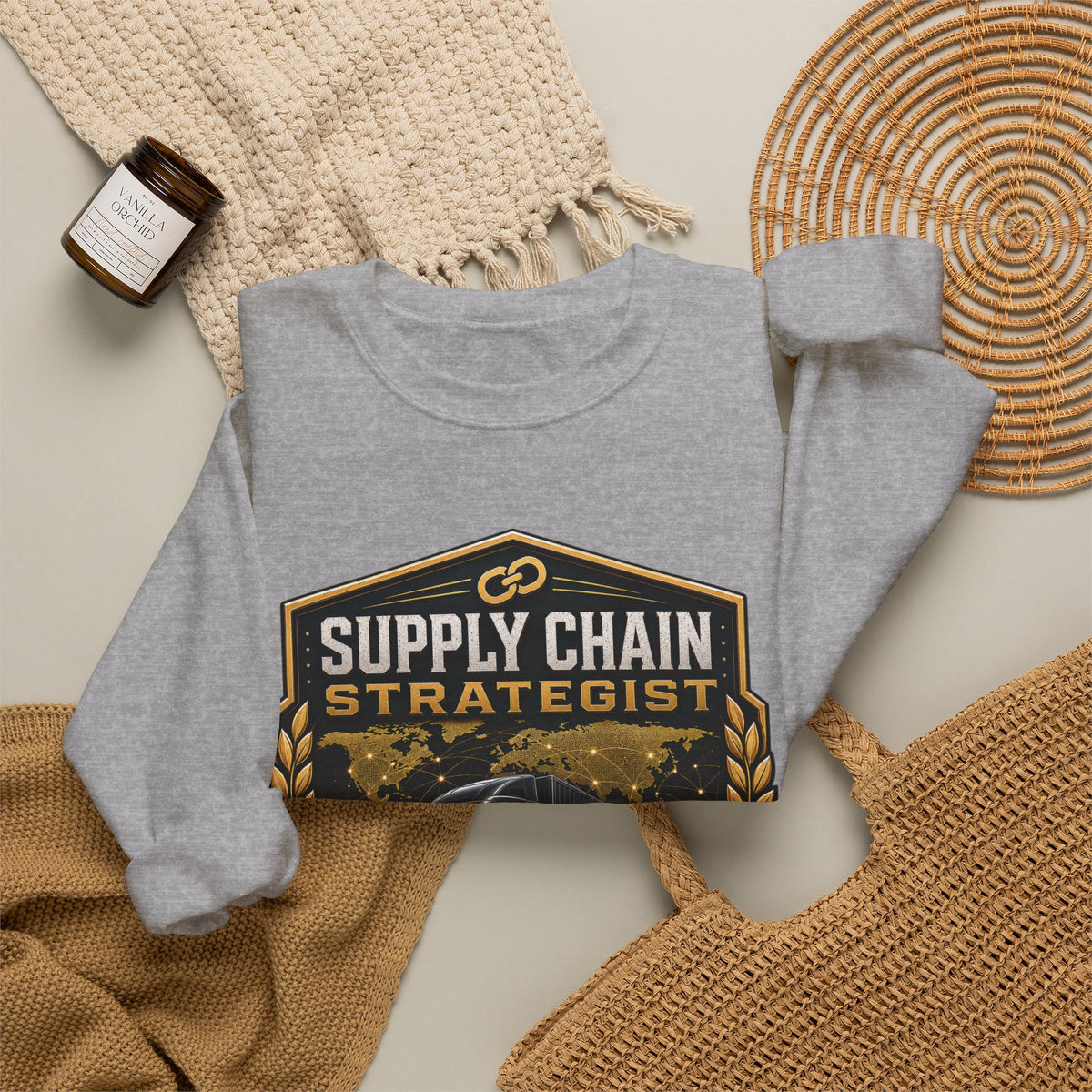 Supply Chain Legends— Supply Chain Management Gift Crewneck Sweatshirt