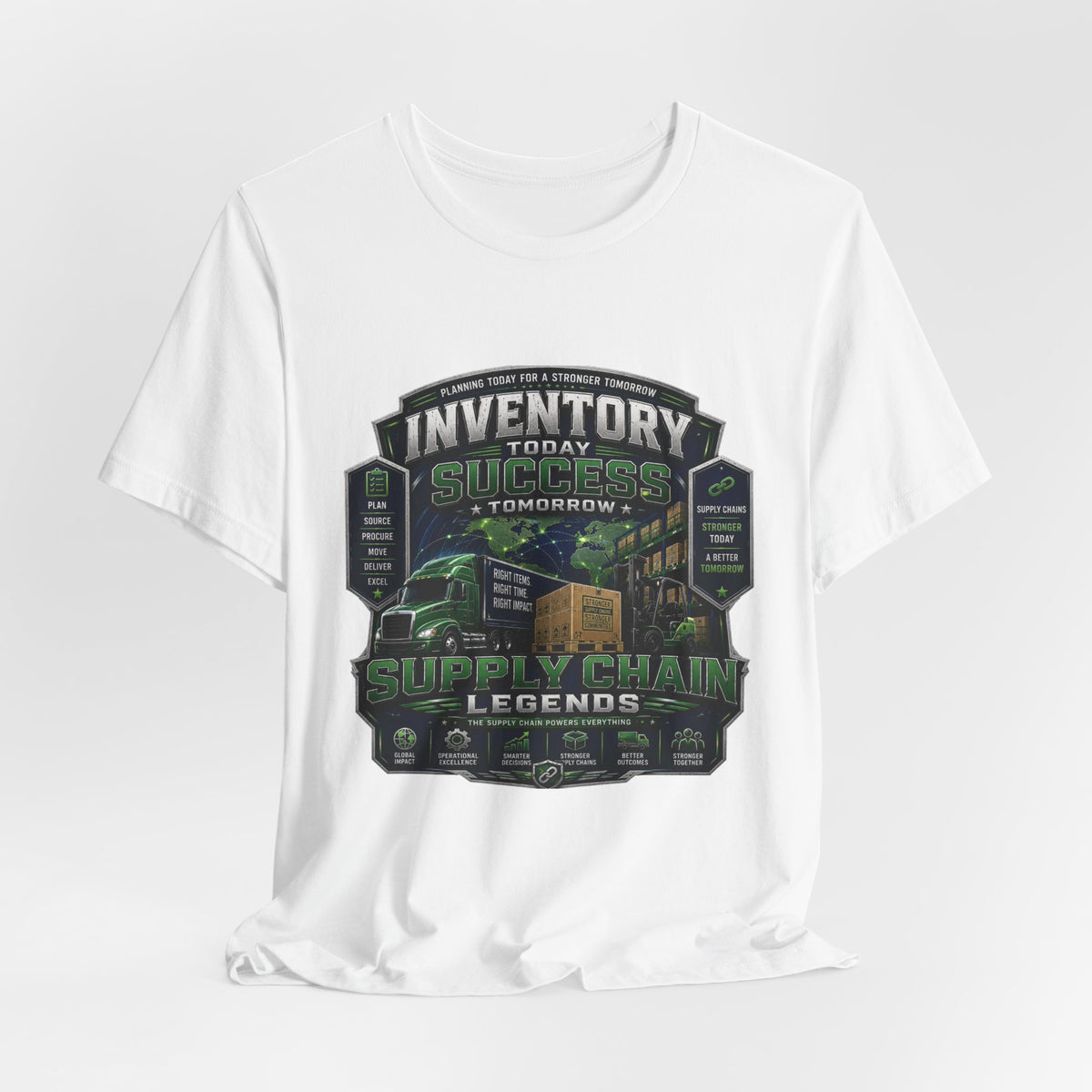 Supply Chain Legends T-Shirt — "Don't Follow the Chain, They Run It"