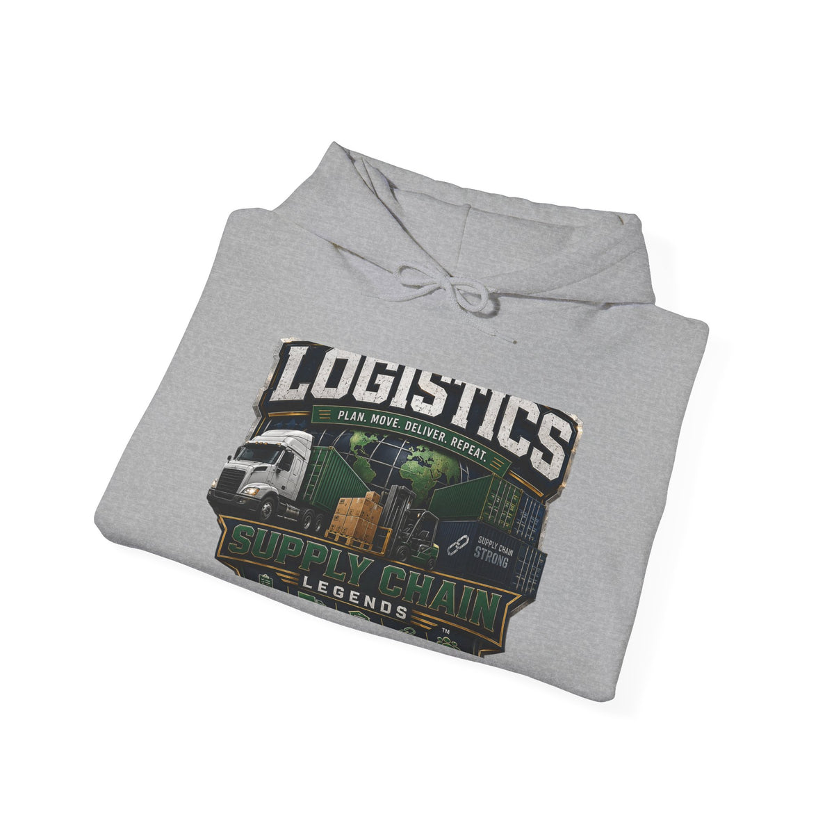 Logistics Trucking Hoodie – “Logistics Legends” Graphic Pullover