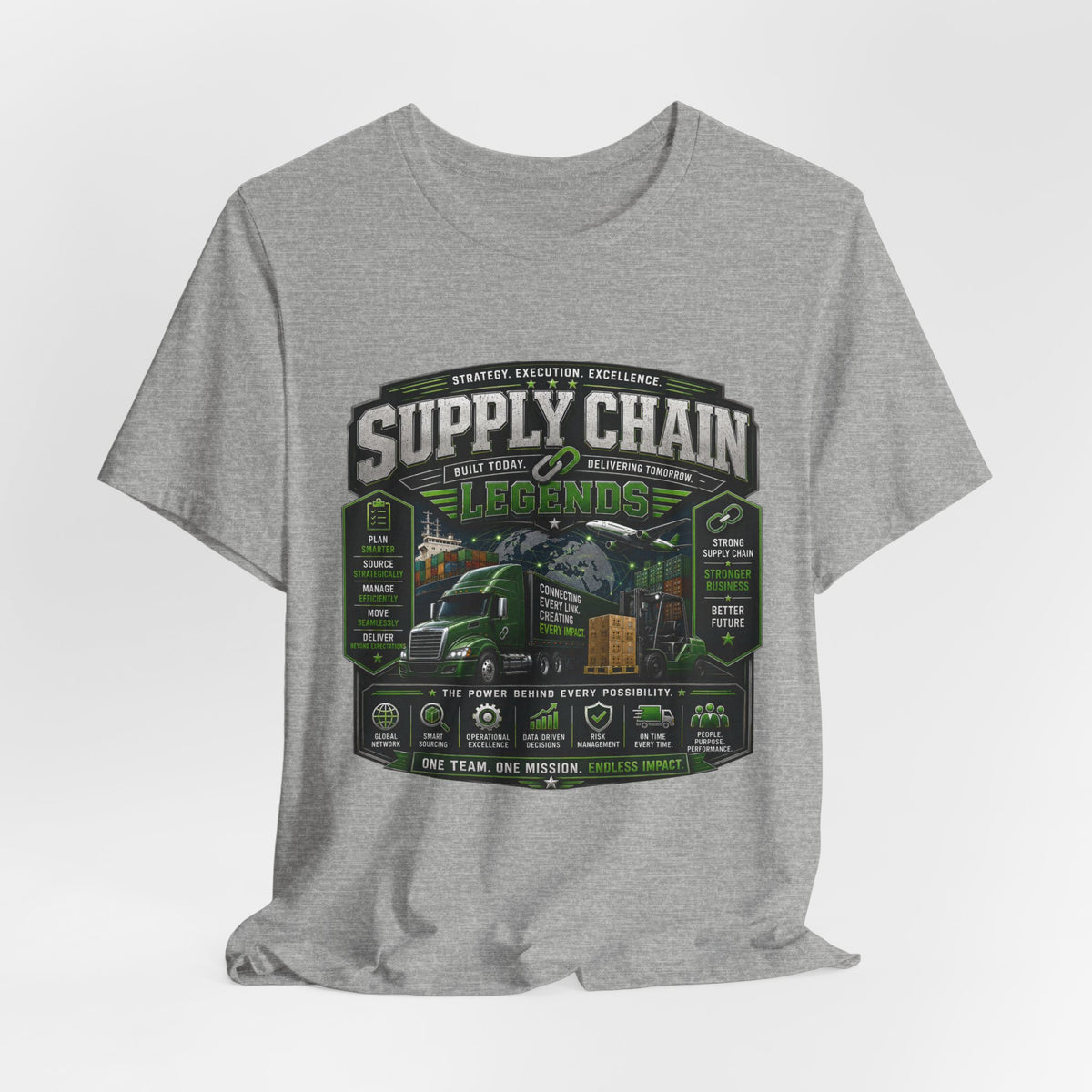 Supply Chain Legends T-Shirt — Supply Chain Management Gift Tee