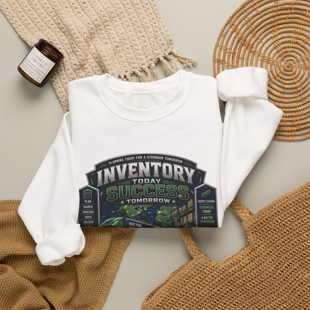 Supply Chain Legends— Supply Chain Management Gift Crewneck Sweatshirt