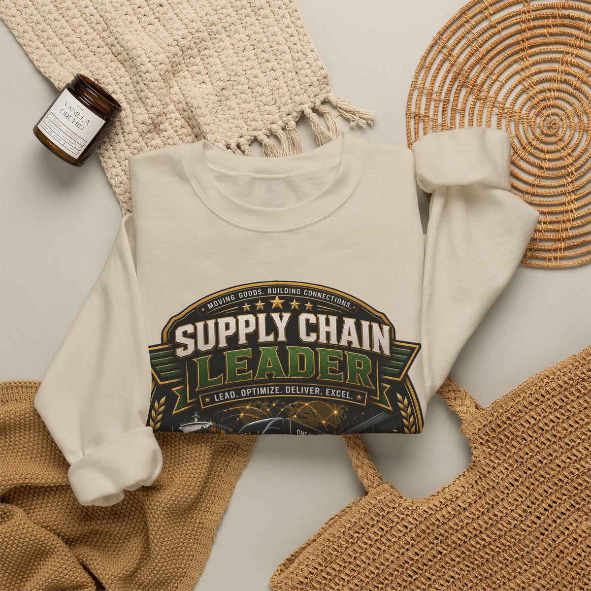 Supply Chain Legends— Supply Chain Management Gift Crewneck Sweatshirt