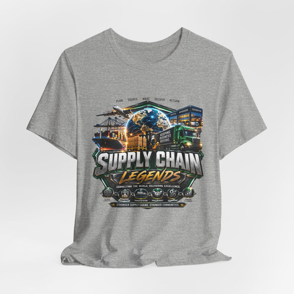 Supply Chain Legends T-Shirt — Supply Chain Management Gift Tee