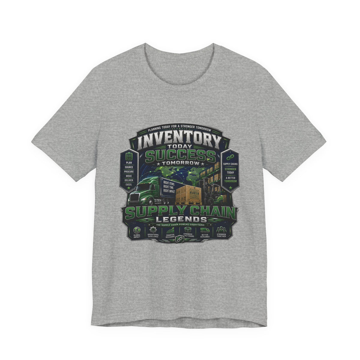 Supply Chain Legends T-Shirt — "Don't Follow the Chain, They Run It"