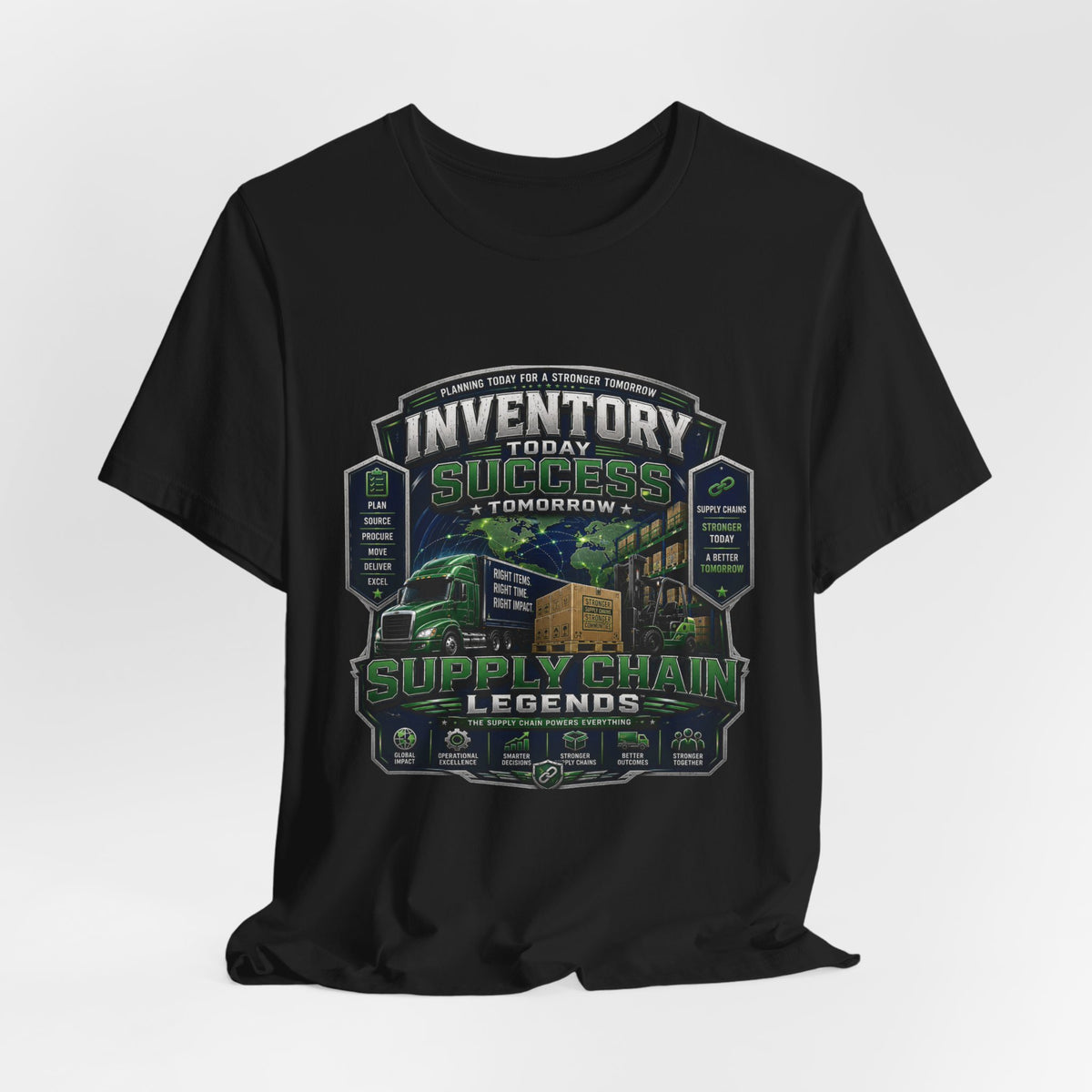 Supply Chain Legends T-Shirt — "Don't Follow the Chain, They Run It"