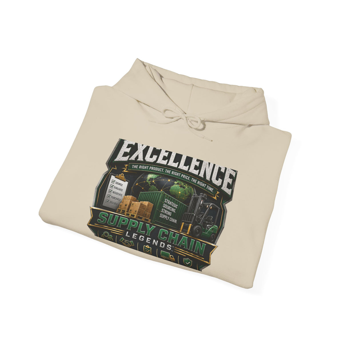 Excellence Supply Chain Hoodie — 'Excellence' Logistics & Supply Chain Manager Sweatshirt