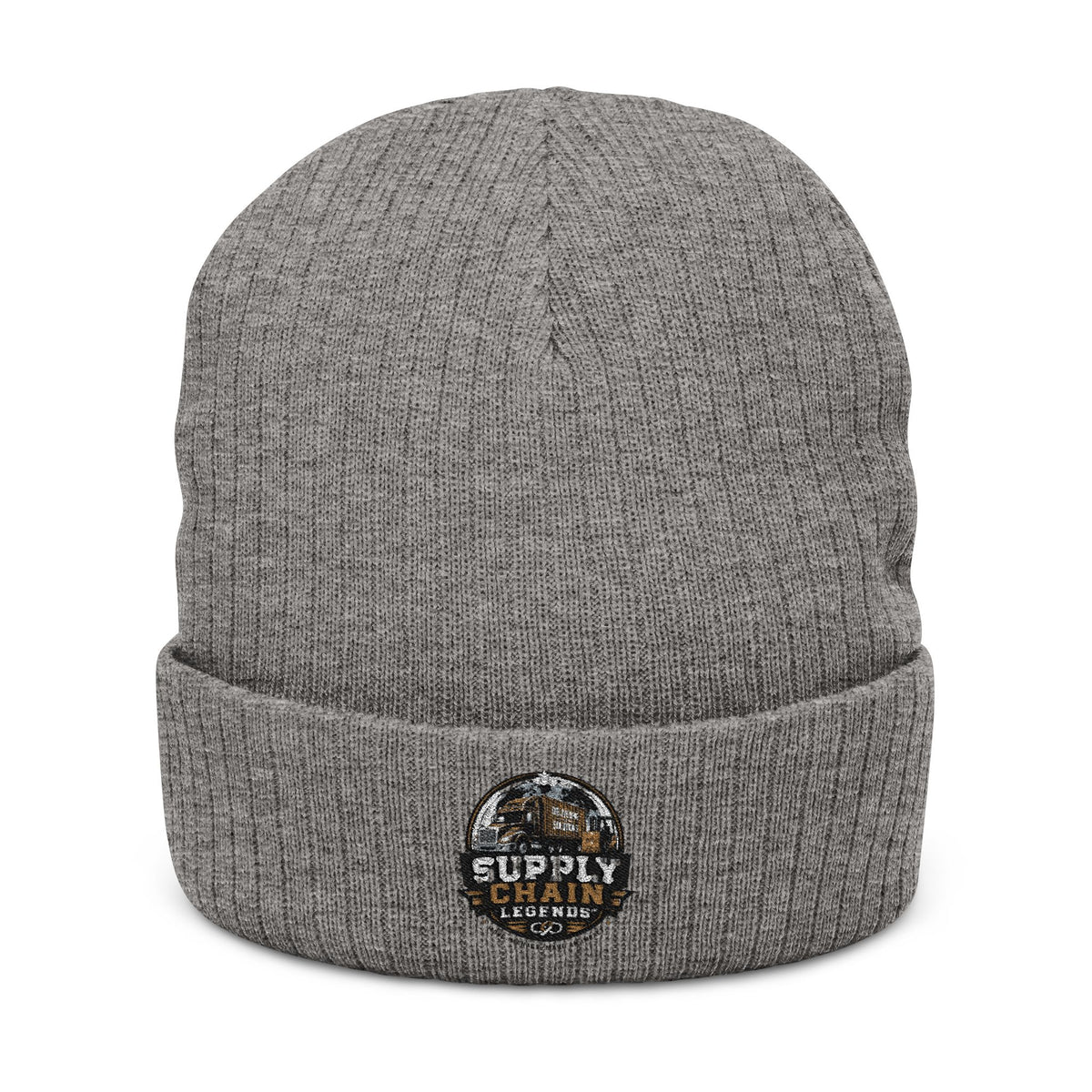 Ribbed Knit Beanie (Embroidery)