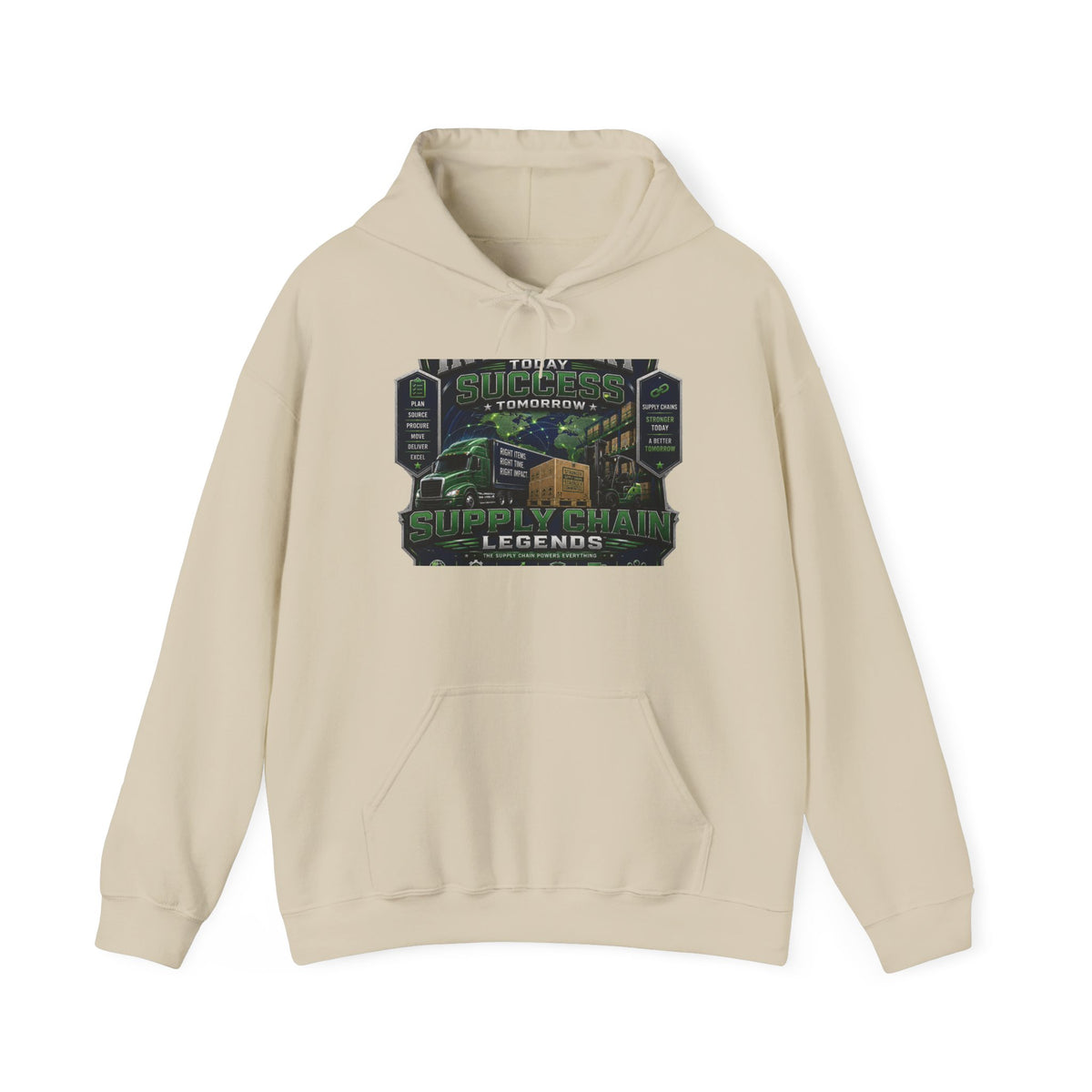 Supply Chain Legends— Supply Chain Management Gift Hooded Sweatshirt
