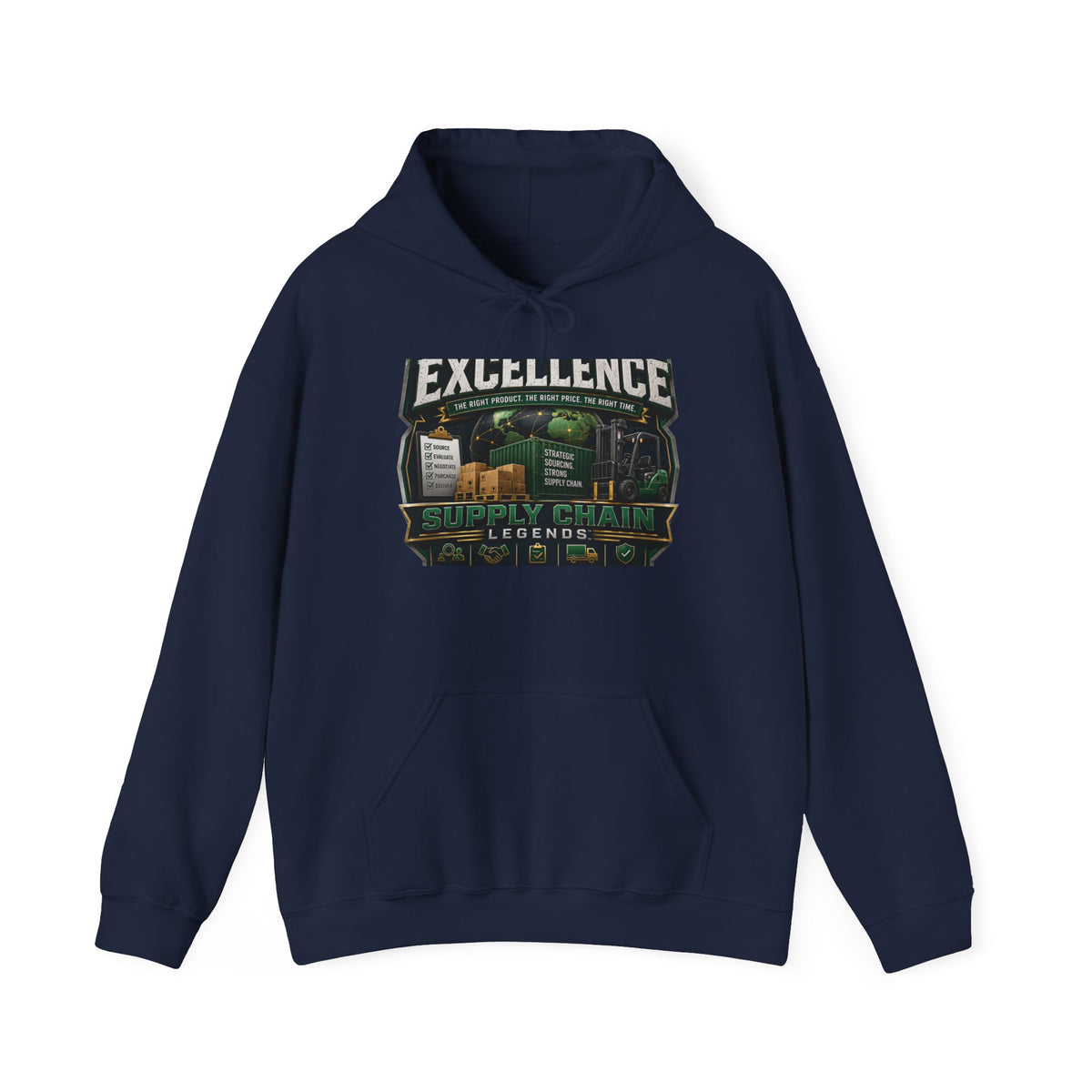 Excellence Supply Chain Hoodie — 'Excellence' Logistics & Supply Chain Manager Sweatshirt