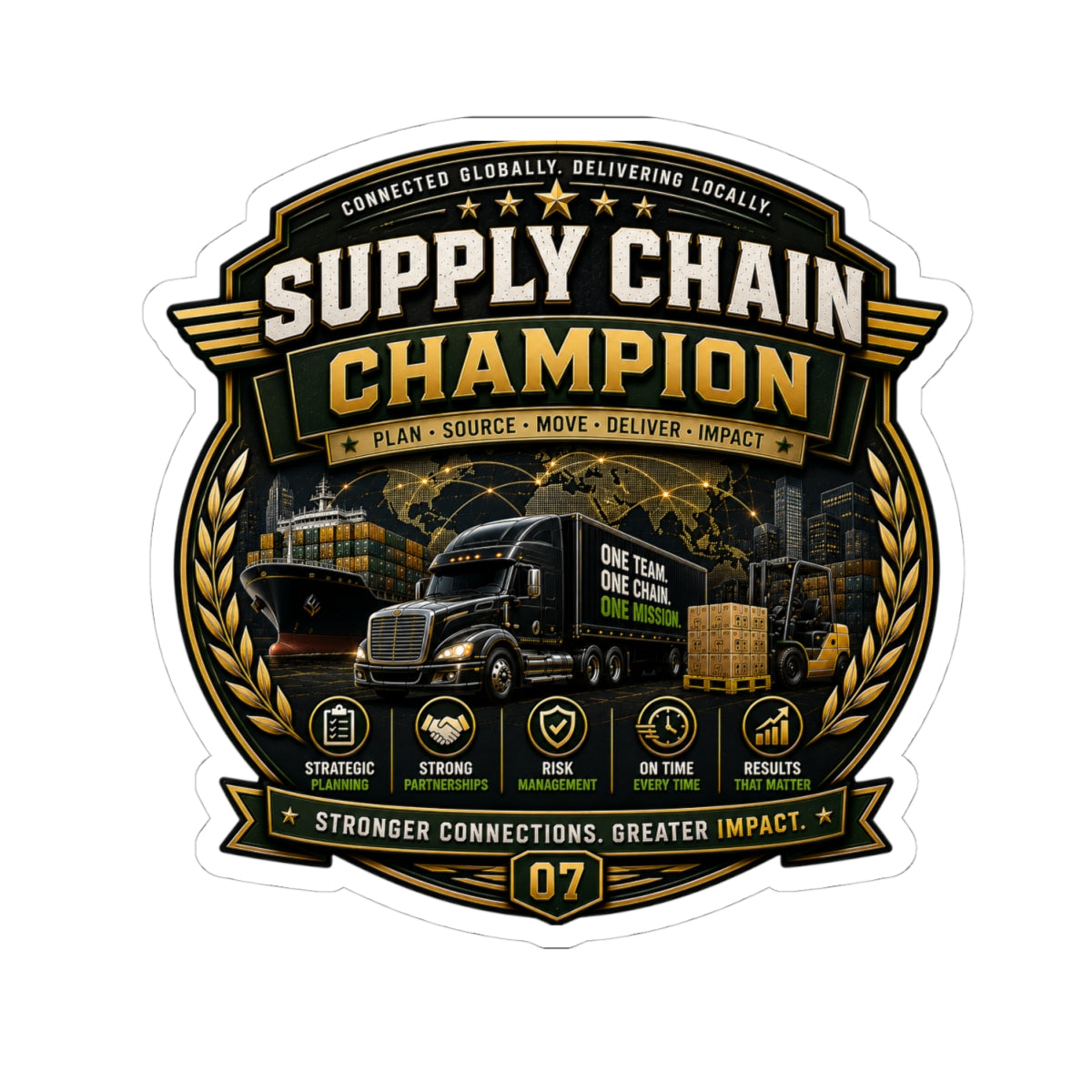 SCL Champion Stickers