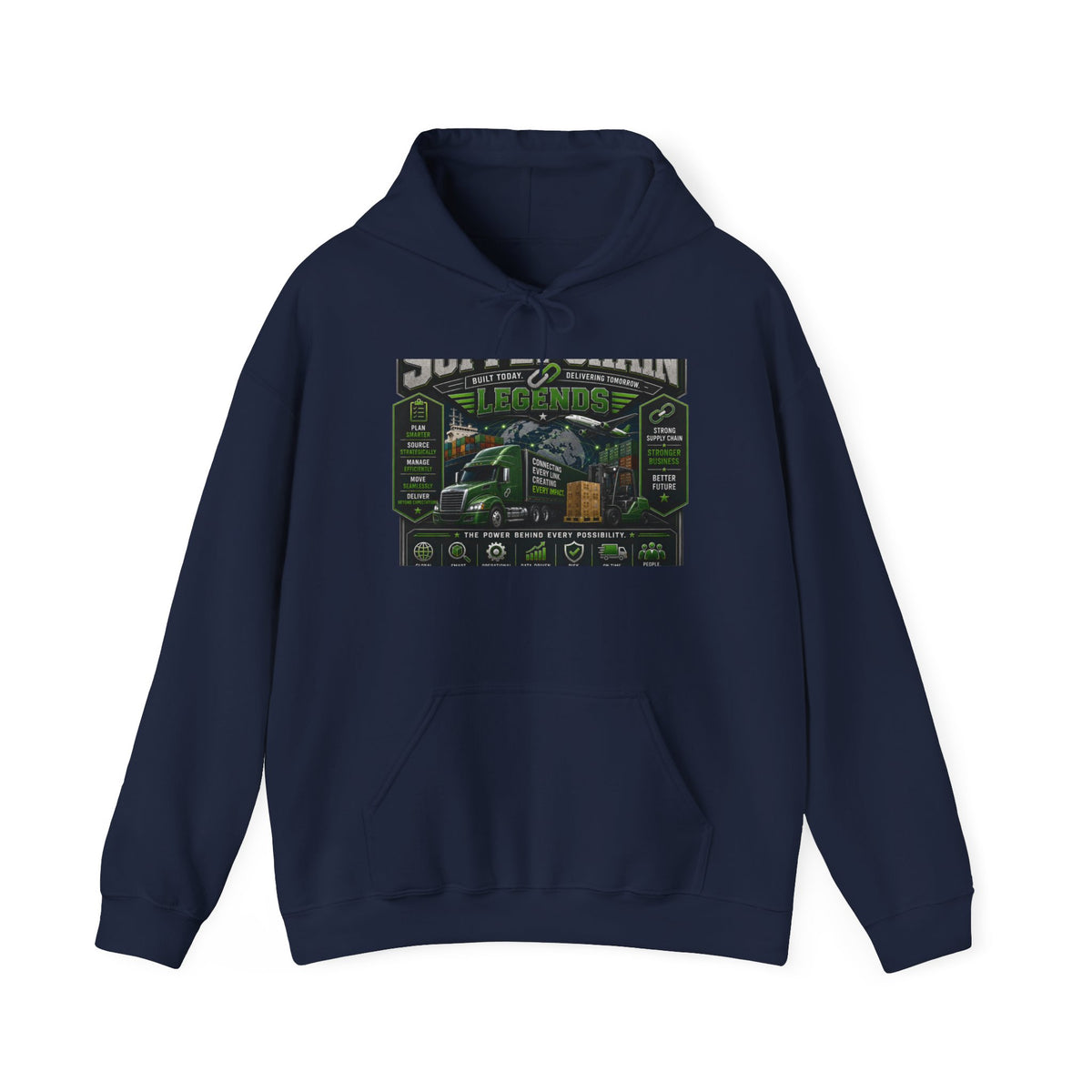 Supply Chain Legends— Supply Chain Management Gift Hooded Sweatshirt
