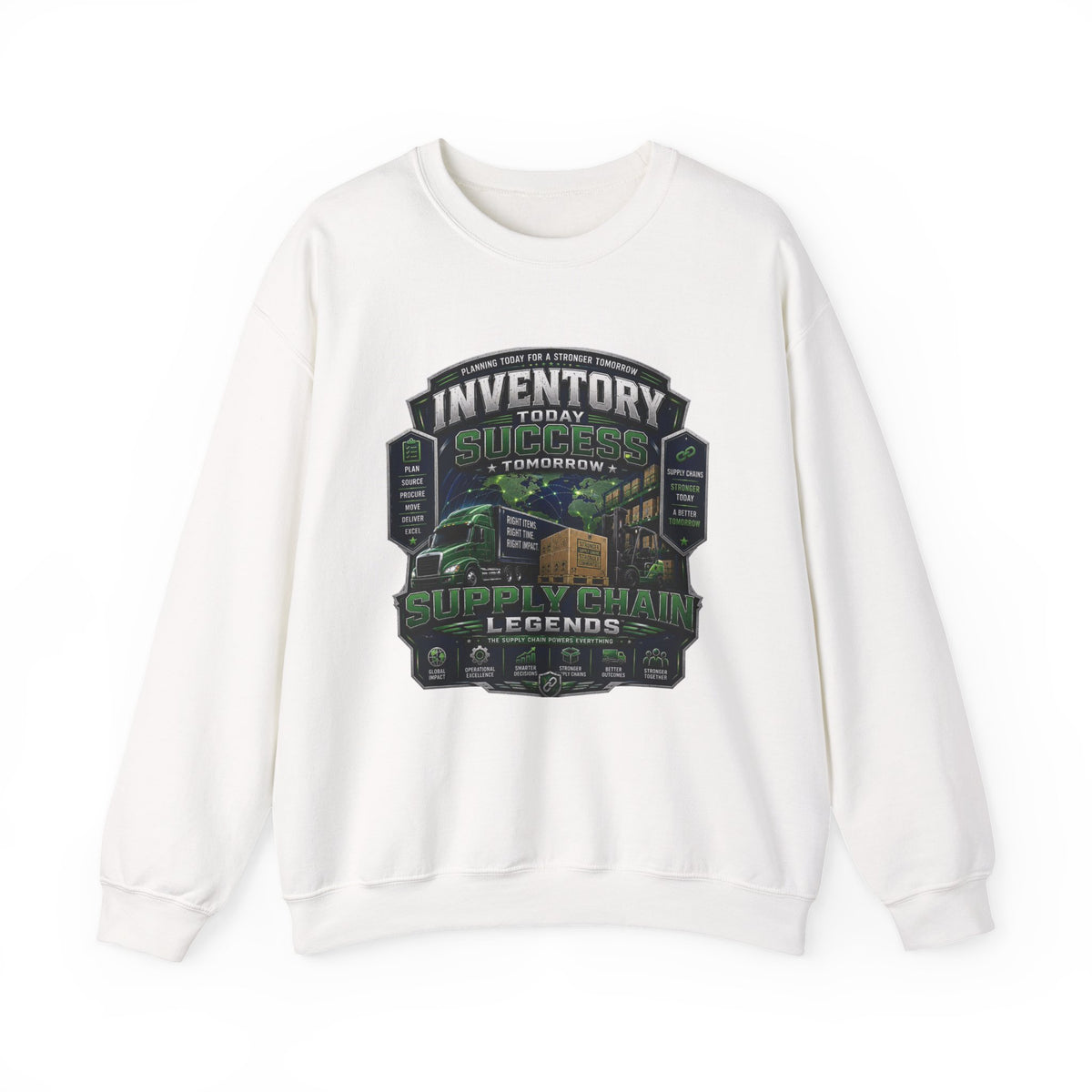 Supply Chain Legends— Supply Chain Management Gift Crewneck Sweatshirt