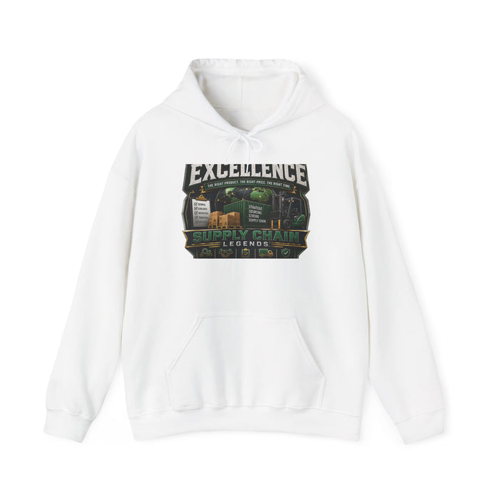 Excellence Supply Chain Hoodie — 'Excellence' Logistics & Supply Chain Manager Sweatshirt