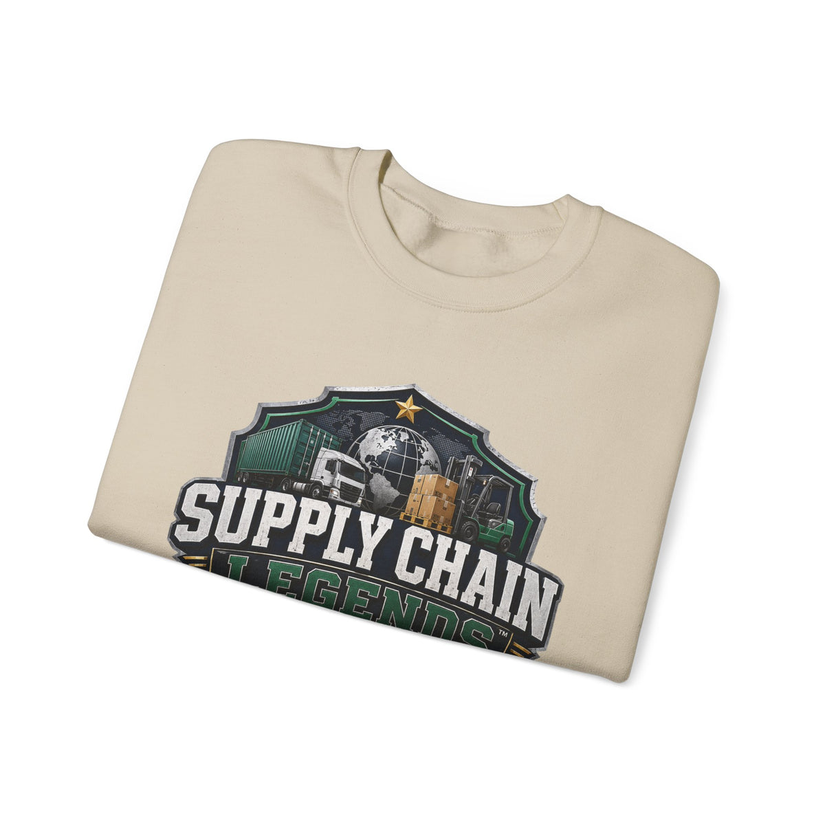 Supply Chain Legends Crewneck Sweatshirt — Supply Chain Manager Gift, Logistics & Warehousing Shirt
