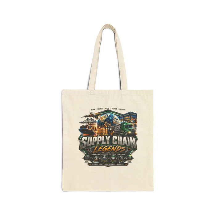 Supply Chain Legends Canvas Tote — Logistics Worker Gift Bag