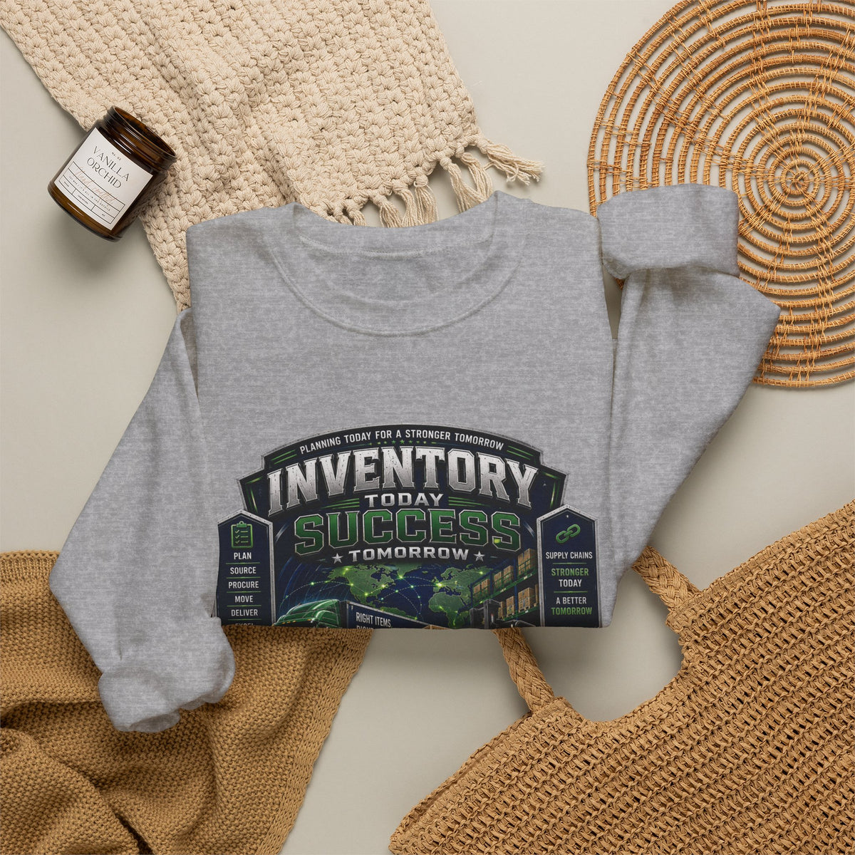 Supply Chain Legends— Supply Chain Management Gift Crewneck Sweatshirt