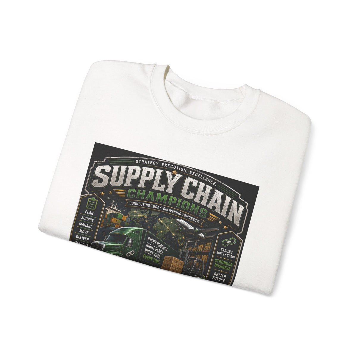 Supply Chain Legends  Supply Chain Management Gift Crewneck Sweatshirt