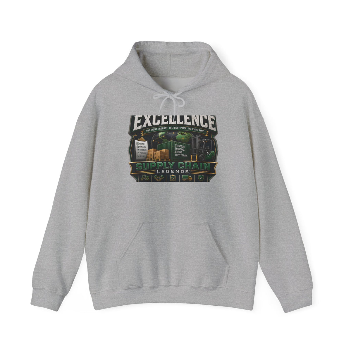 Excellence Supply Chain Hoodie — 'Excellence' Logistics & Supply Chain Manager Sweatshirt