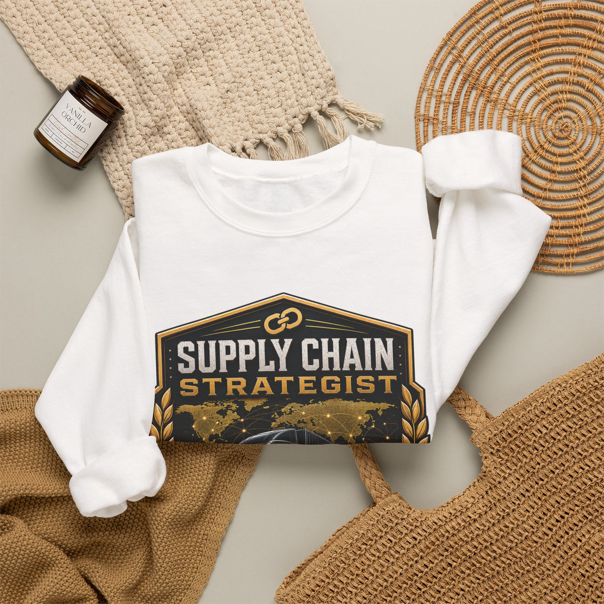 Supply Chain Legends— Supply Chain Management Gift Crewneck Sweatshirt