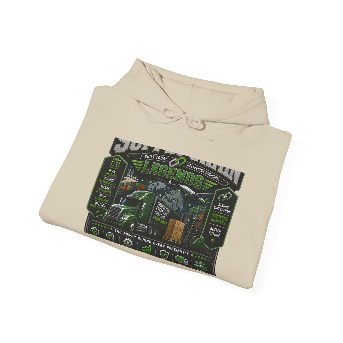 Supply Chain Legends— Supply Chain Management Gift Hooded Sweatshirt