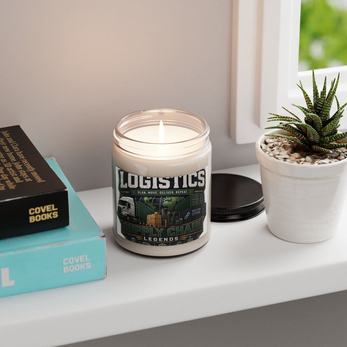 Logistics Supply Chain Legends Scented Soy Candle – 9oz