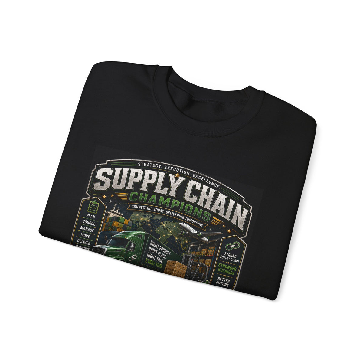 Supply Chain Legends  Supply Chain Management Gift Crewneck Sweatshirt