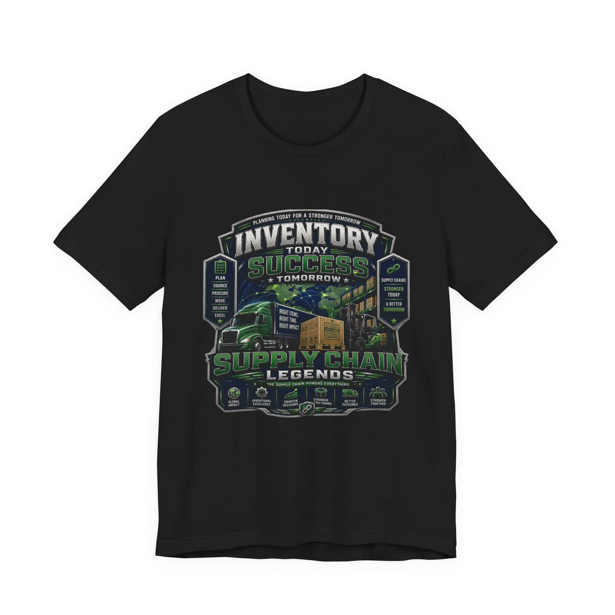 Supply Chain Legends T-Shirt — "Don't Follow the Chain, They Run It"