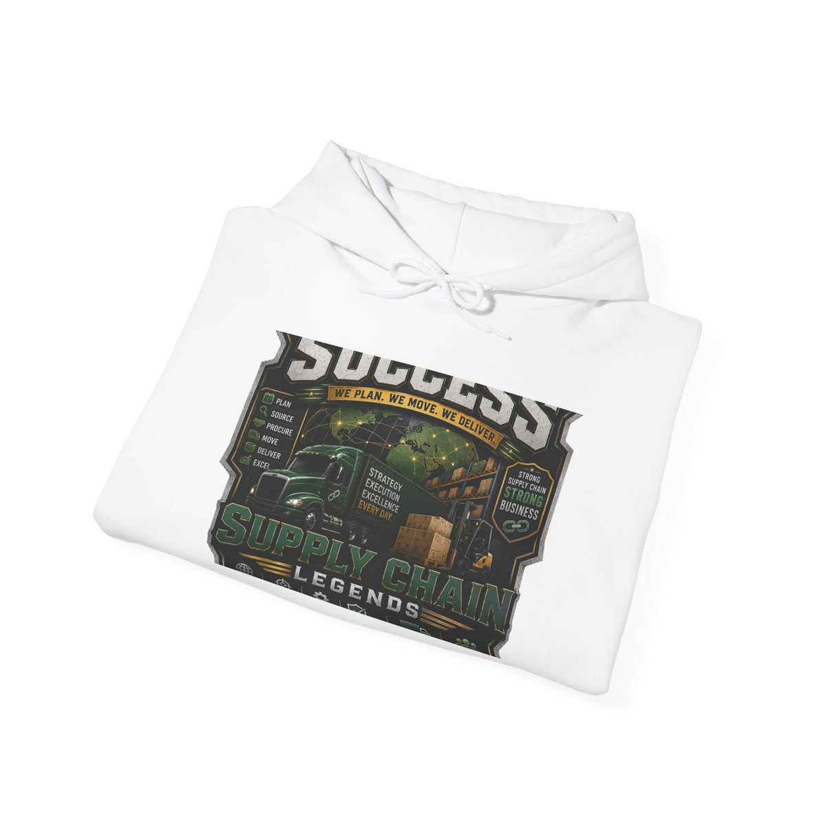 Success Supply Co. Hoodie — Vintage Barbershop & Legends Graphic Hooded Sweatshirt