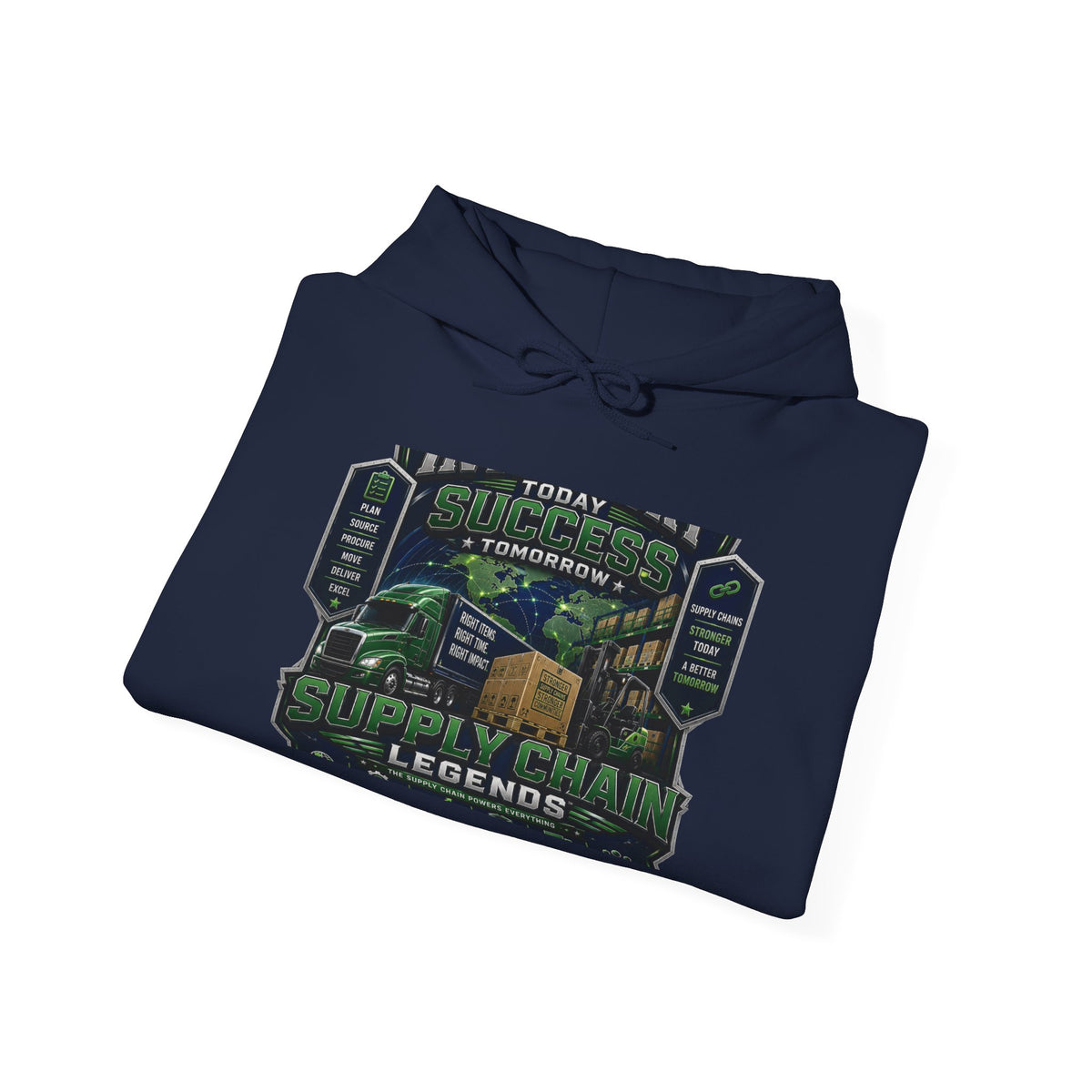 Supply Chain Legends— Supply Chain Management Gift Hooded Sweatshirt