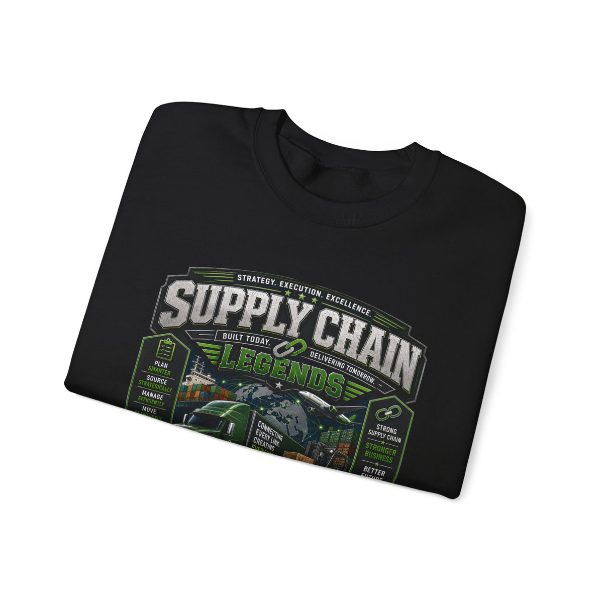 Supply Chain Legends— Supply Chain Management Gift Crewneck Sweatshirt