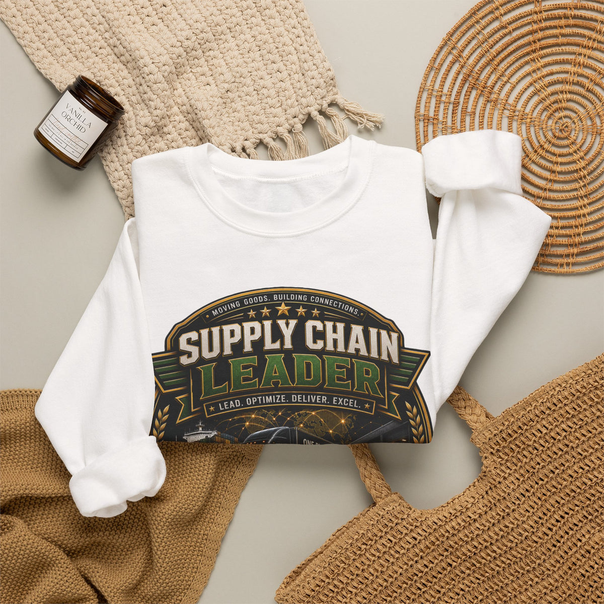 Supply Chain Legends— Supply Chain Management Gift Crewneck Sweatshirt
