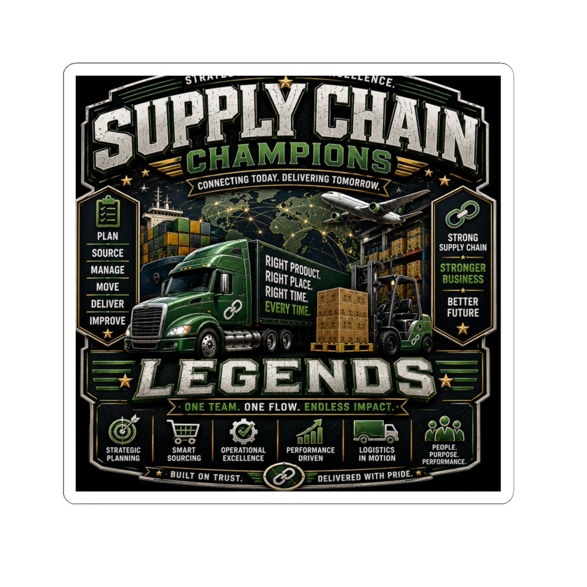 SCL Champion Legends  Stickers