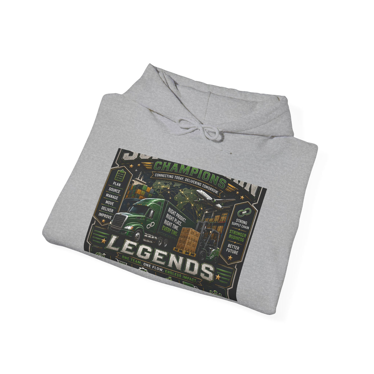 Supply Chain Legends— Supply Chain Management Gift Hooded Sweatshirt