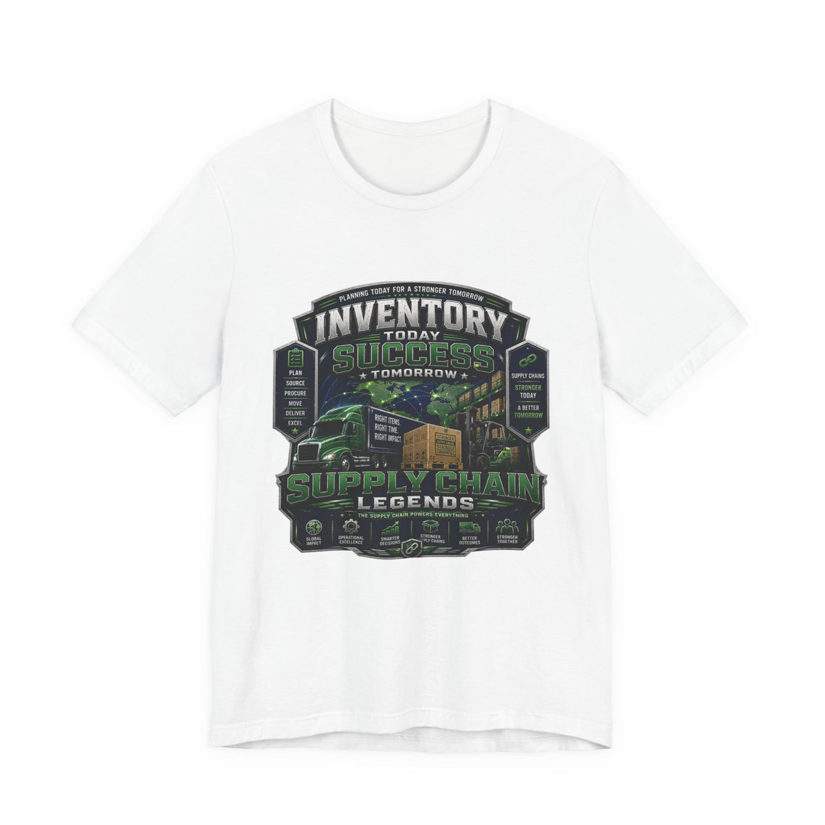 Supply Chain Legends T-Shirt — "Don't Follow the Chain, They Run It"