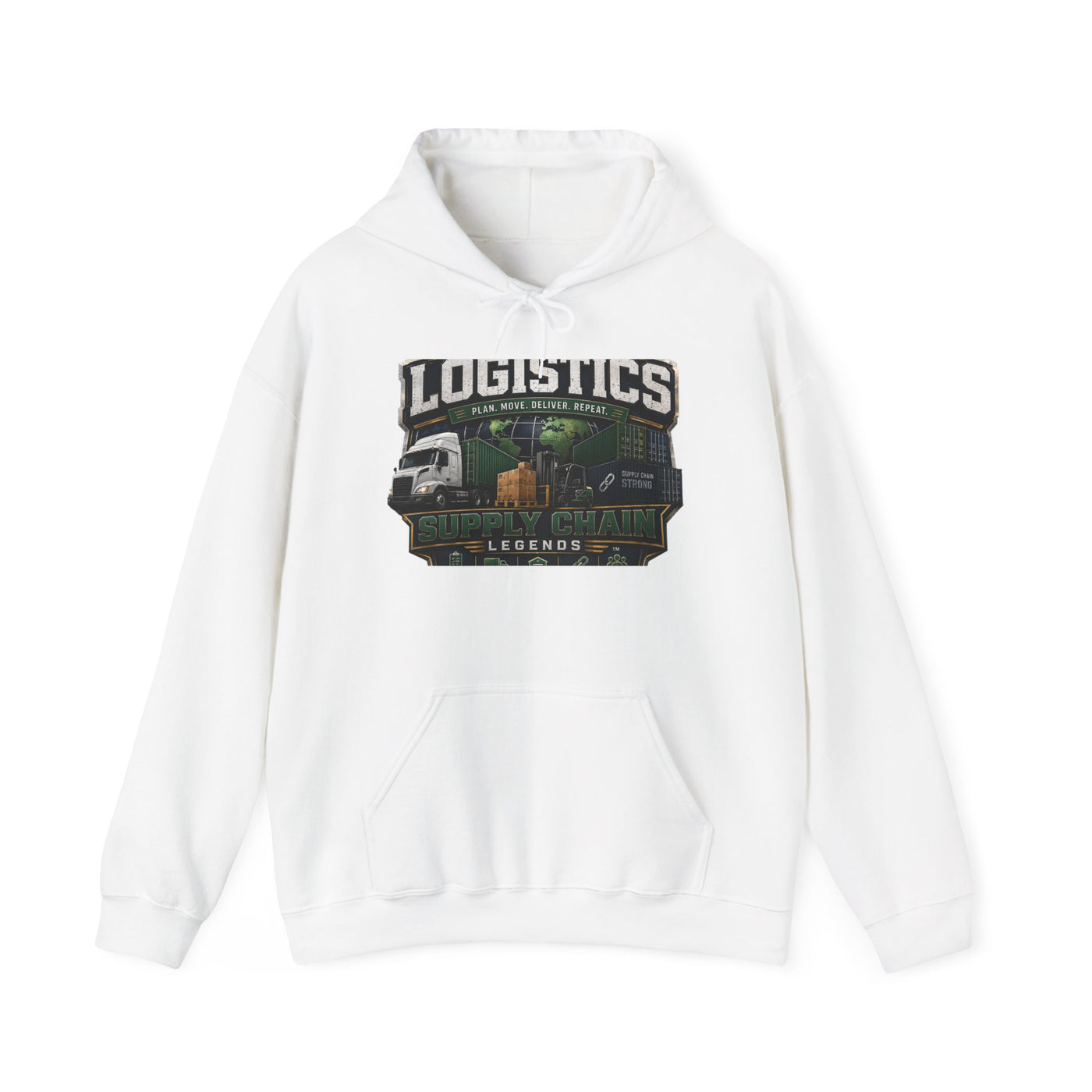 Logistics Trucking Hoodie – “Logistics Legends” Graphic Pullover