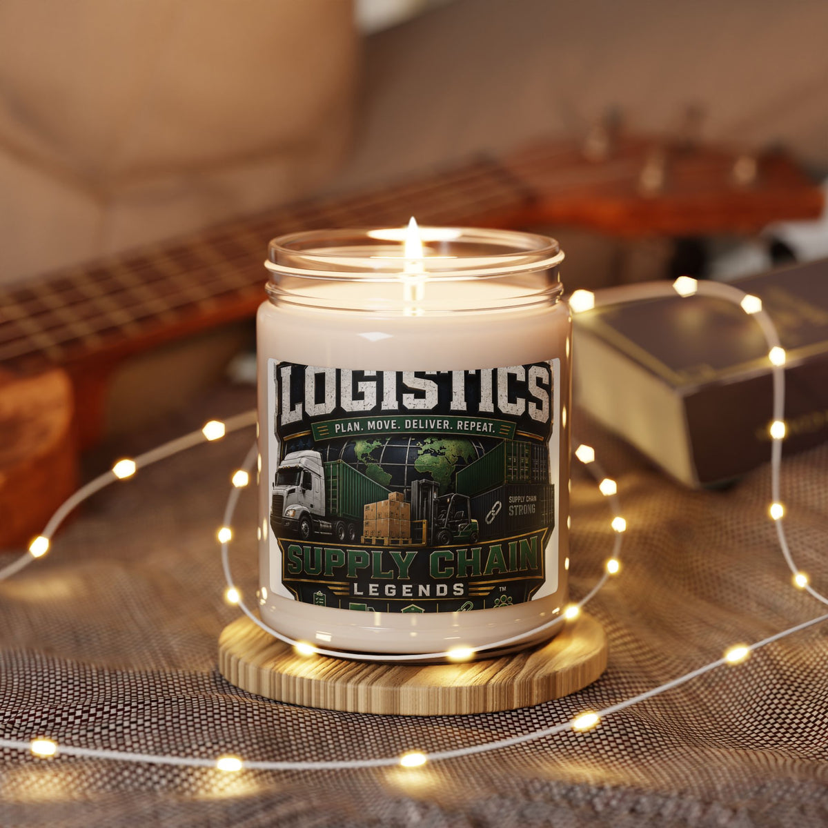 Logistics Supply Chain Legends Scented Soy Candle – 9oz