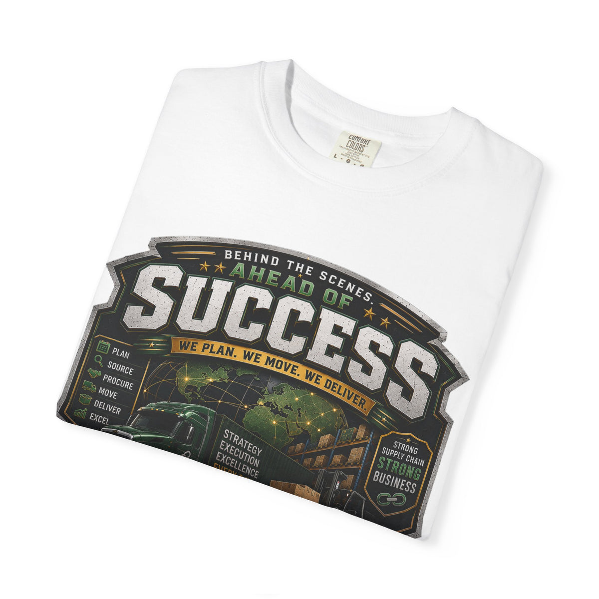 Supply Chain Legends T-Shirt — “Don’t Follow the Chain. They Run It.” Graphic Tee