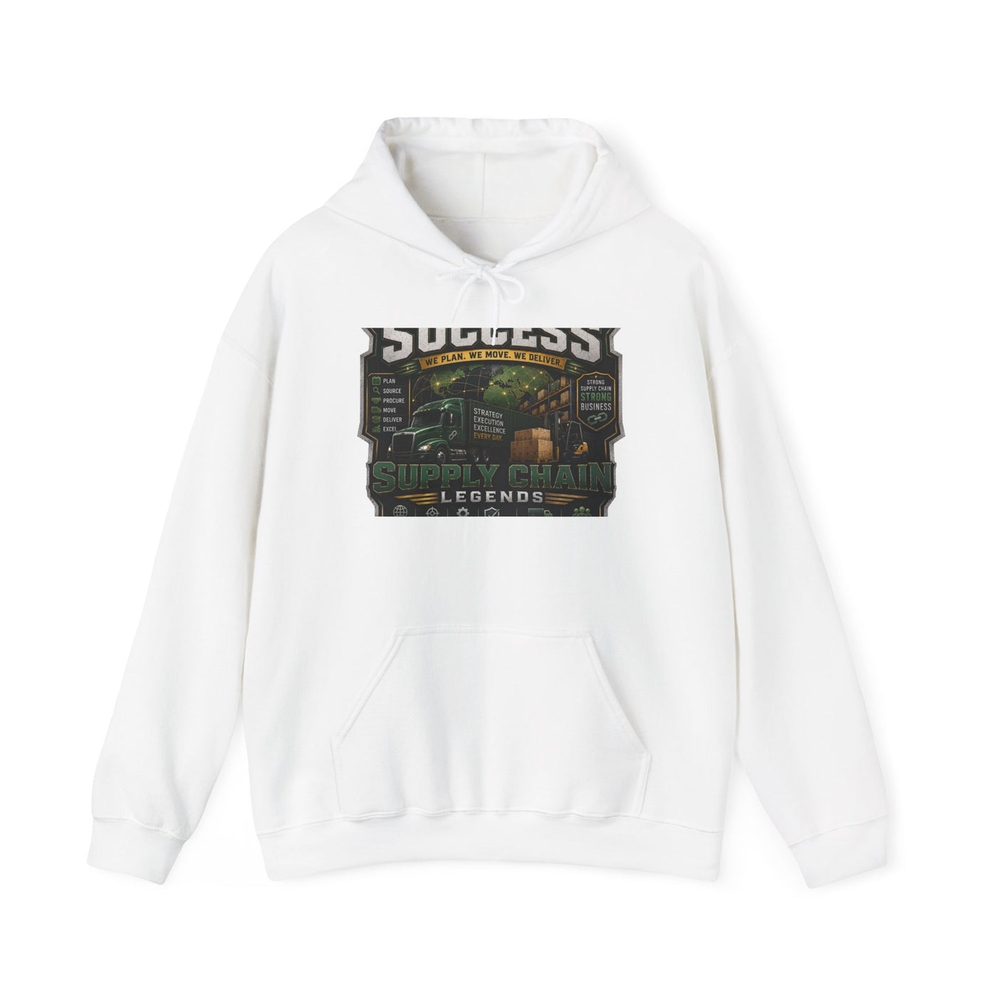 Success Supply Co. Hoodie — Vintage Barbershop & Legends Graphic Hooded Sweatshirt