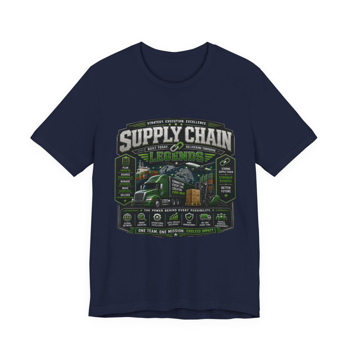 Supply Chain Legends T-Shirt — Supply Chain Management Gift Tee