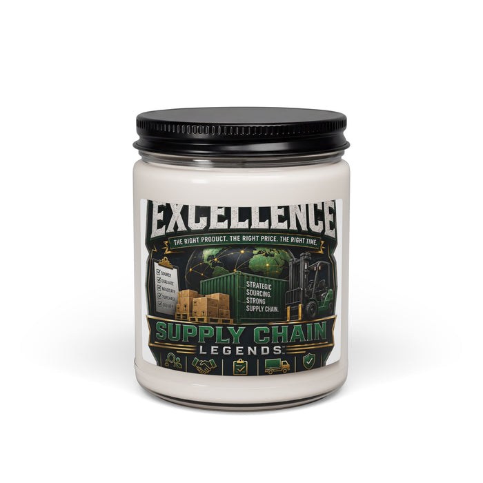 Supply Chain Legends "Excellence" Scented Soy Candle — 9oz
